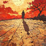 Droughted hearts, dried up minds