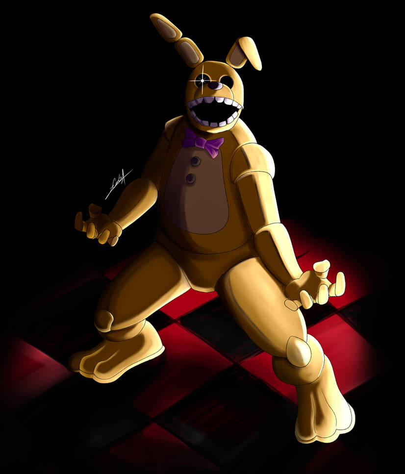 Mutated Spring Bonnie Spring Bonnie by TheJCCA on DeviantArt