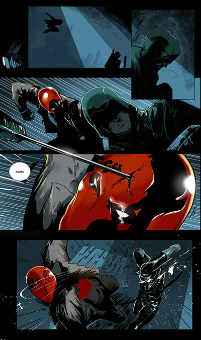 Green Arrow vs Red Hood