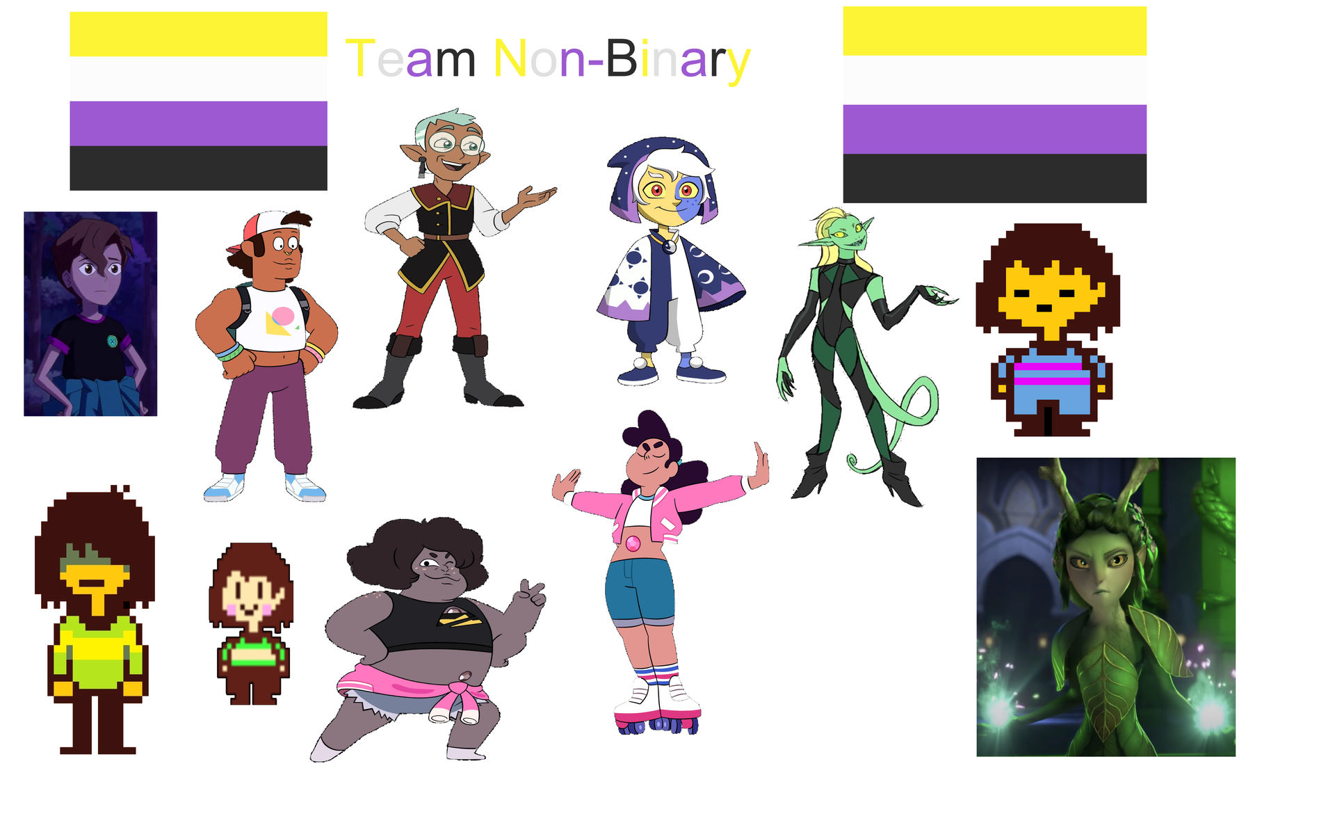 Team Non-Binary by alyssaloyd on DeviantArt
