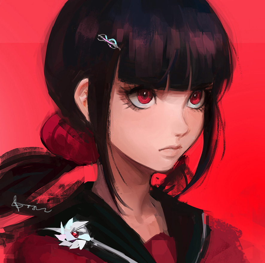 Maki Harukawa by qosic on DeviantArt