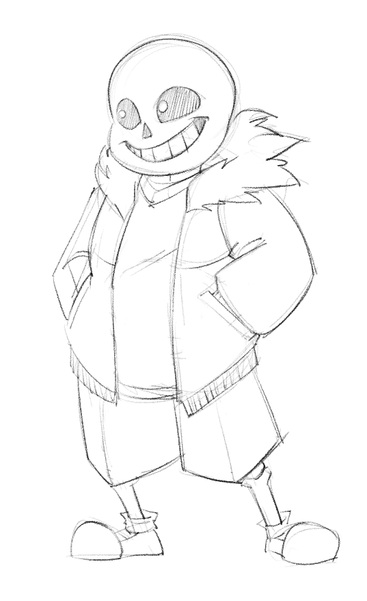 Sans Sketch By Theinkyway On Deviantart Sans Sketch By Theinkyway On Deviantart