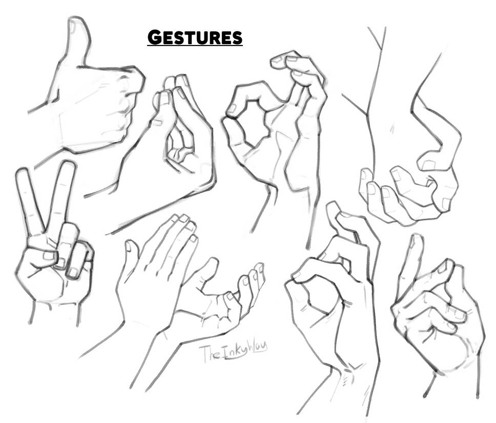 Hand References Gestures By Theinkyway On Deviantart Hand References Gestures By Theinkyway On Deviantart
