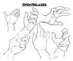 Hand References: Open/Relaxed