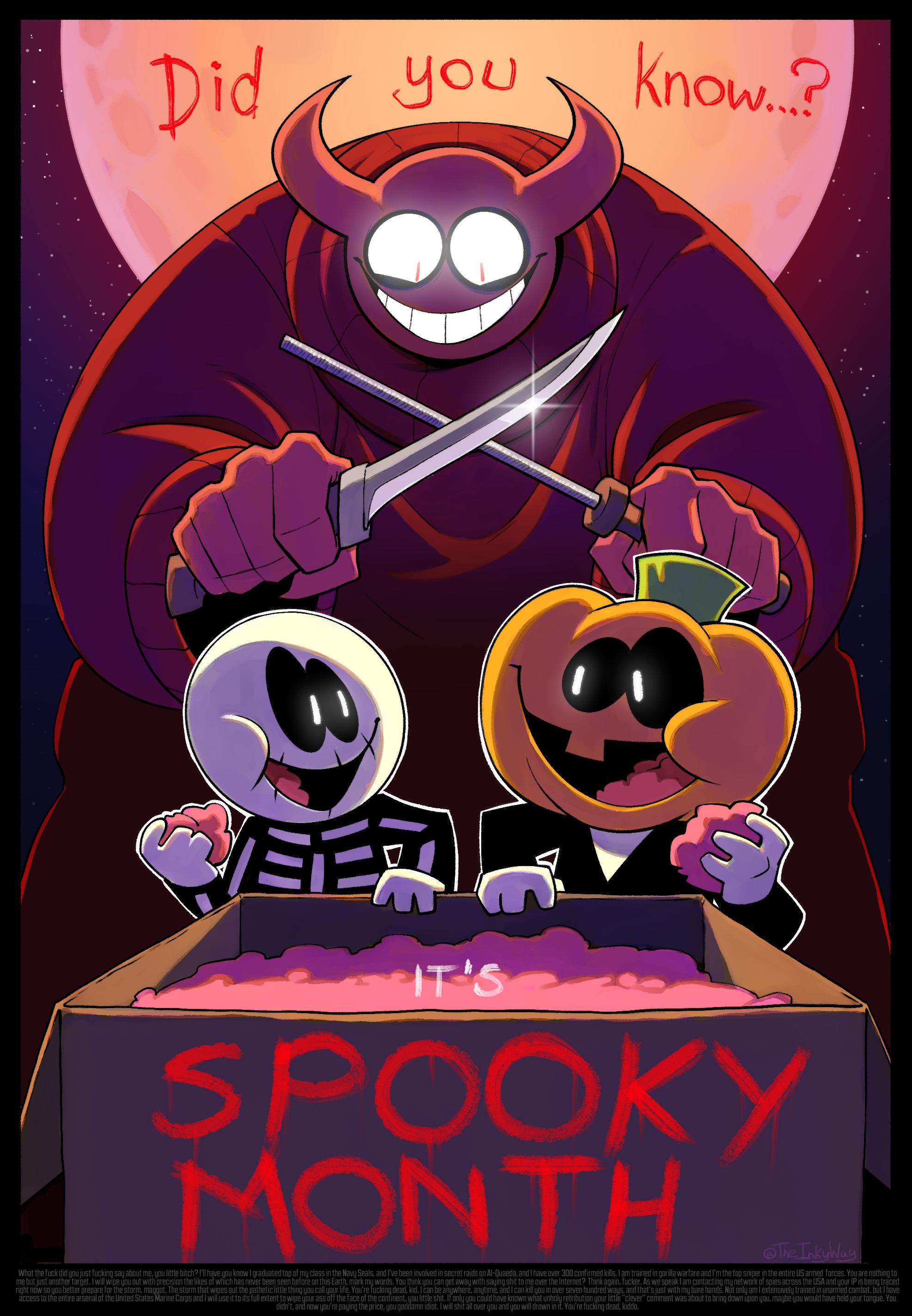 DID YOU KNOW? (Spooky Month Fan Art) by TheInkyWay on DeviantArt