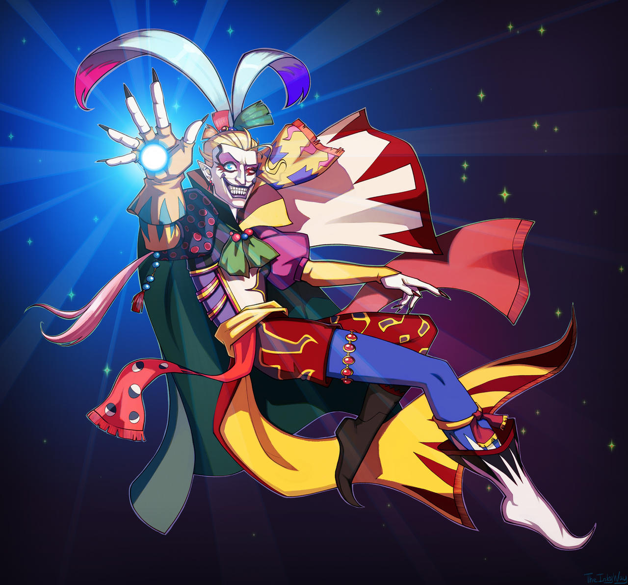 Kefka Transform Kefka, the Mad God by TheInkyWay on DeviantArt
