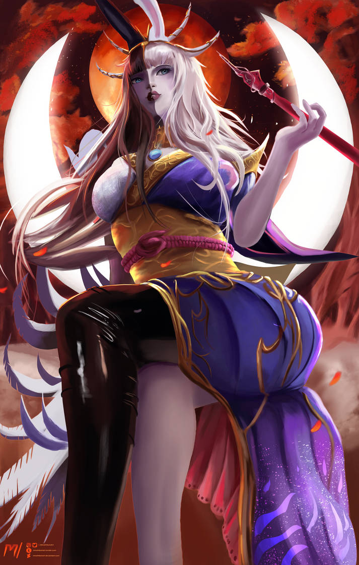 Tsukuyomi | Final Fantasy XIV by MiraiHikariArt