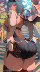 Eula has a nice ass (Genshin Impact)