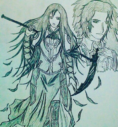 Castlevania OOE Shanoa And Albus Fanart