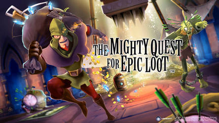 the MIGHTY QUEST for EPIC LOOT-Wallpaper-Archer