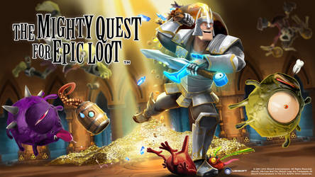 the MIGHTY QUEST for EPIC LOOT-Wallpaper-Knight