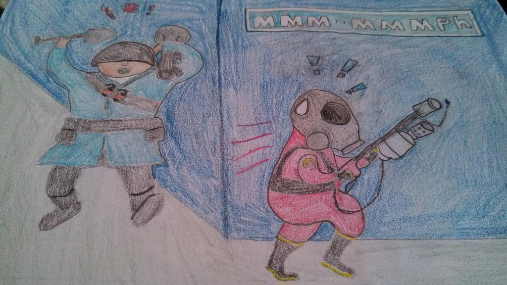 RUN, PYRO, RUN!! by PyroandScout on DeviantArt
