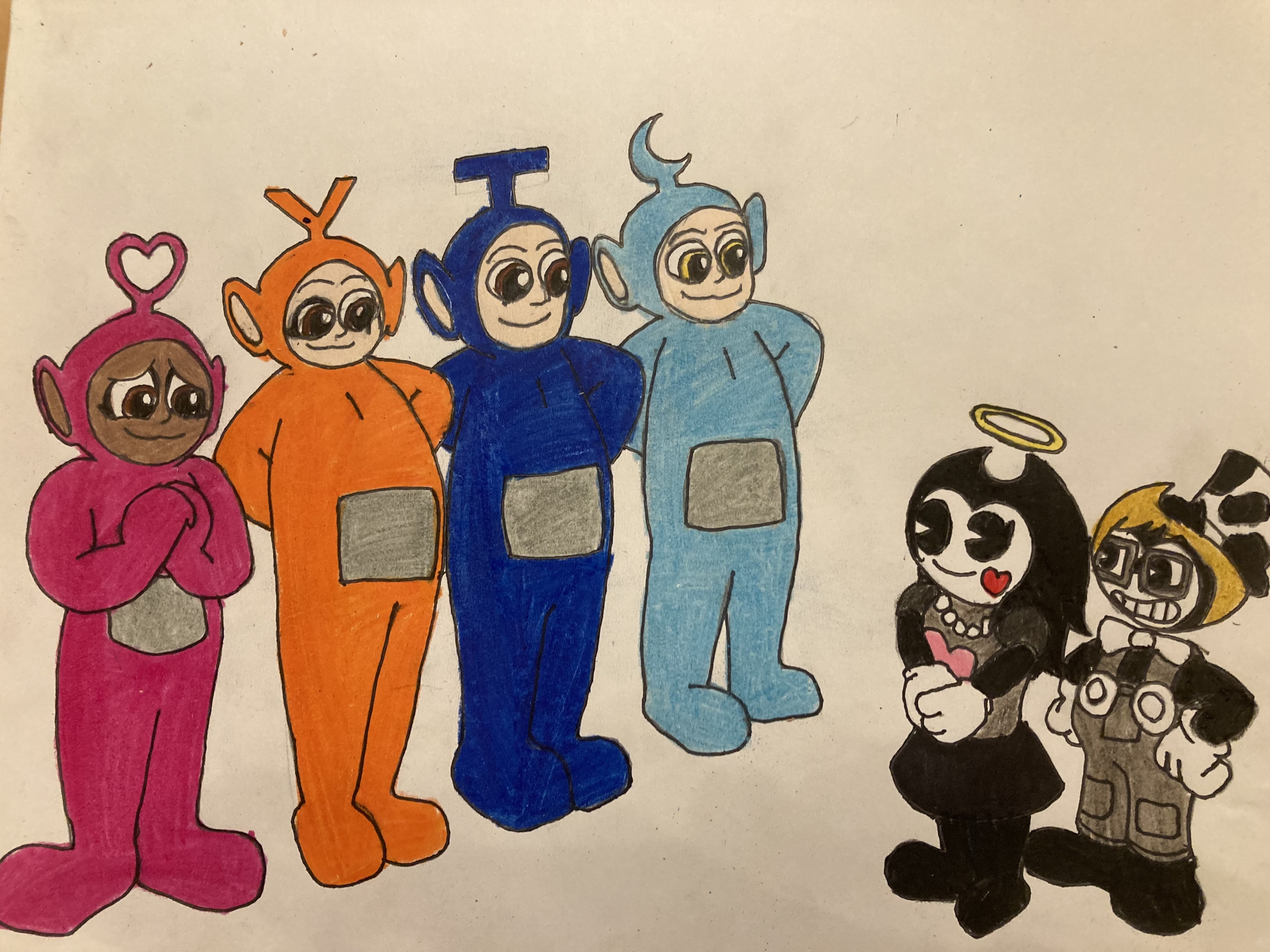 Slendytubbies, Main Four by Misse-the-cat on DeviantArt