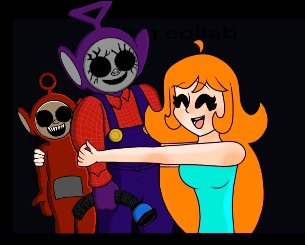 teletubbies blood and custard with happy (callob) by creatorprice on ...