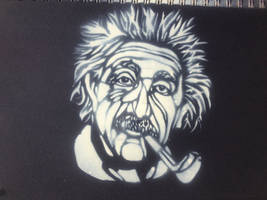 Albert Einstein Stecil