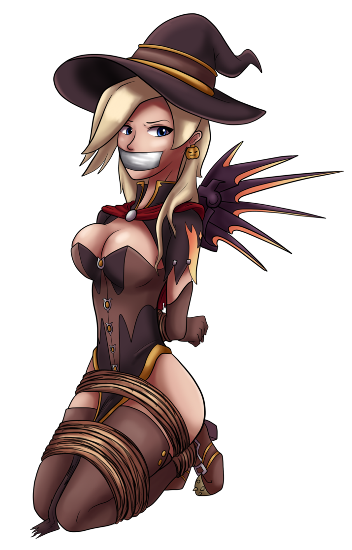 Witch Mercy Bound and gagged (Reuploaded) by fishandfish8 on DeviantArt.