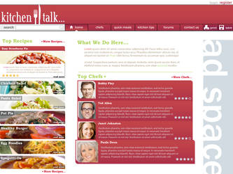 food website design