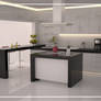 Cocina Black  White