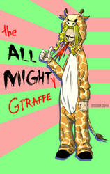 All Might in a giraffe kigurumi