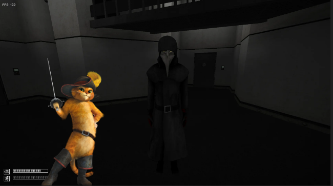 Puss In Boots Encounters SCP 049