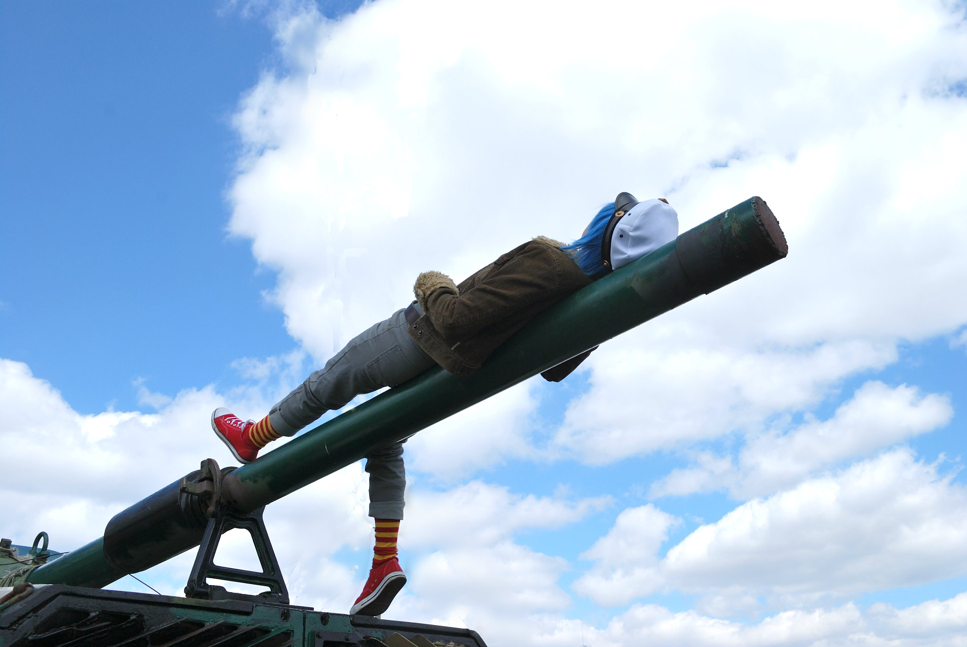 2-D on the Barrel of a Tank