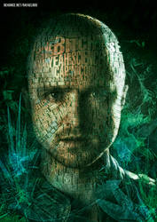 Breaking Bad - Jesse Pinkman -Typographic Art