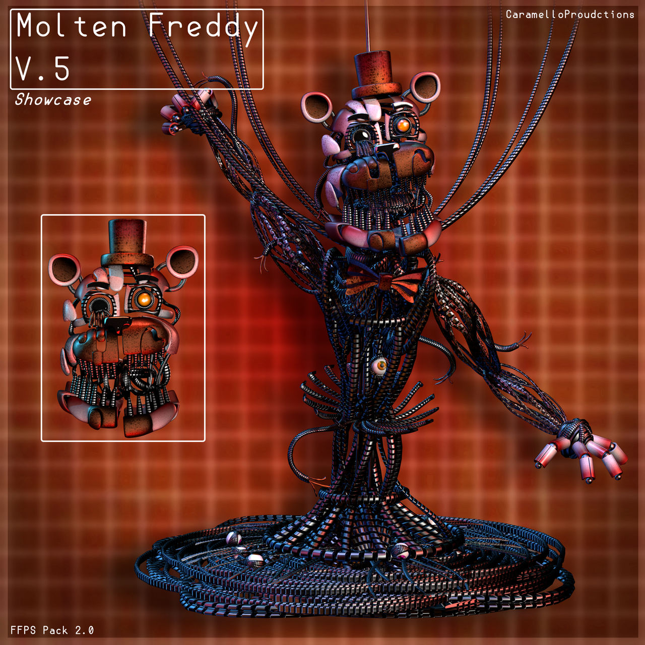 Molten-freddy - Download Free 3D model by fnaflova (@fnaflova