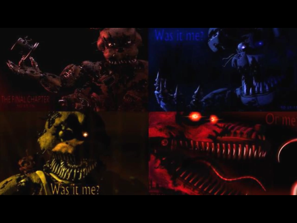 Five Nights at Freddy's 4 All Animatronics 