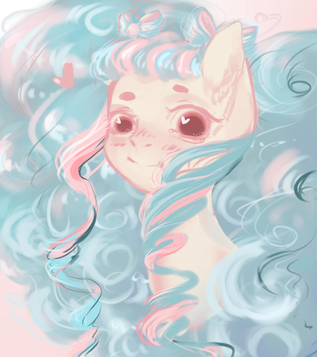 Fluffy Rabbit Oc Fluffy OC by antropix on DeviantArt
