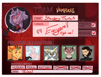 Art fight team vampires!