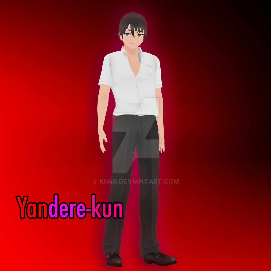 Yandere Simulator - Yandere-kun (Unofficial) by KH40 on DeviantArt