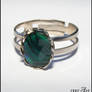 Creative Process Ring in Green