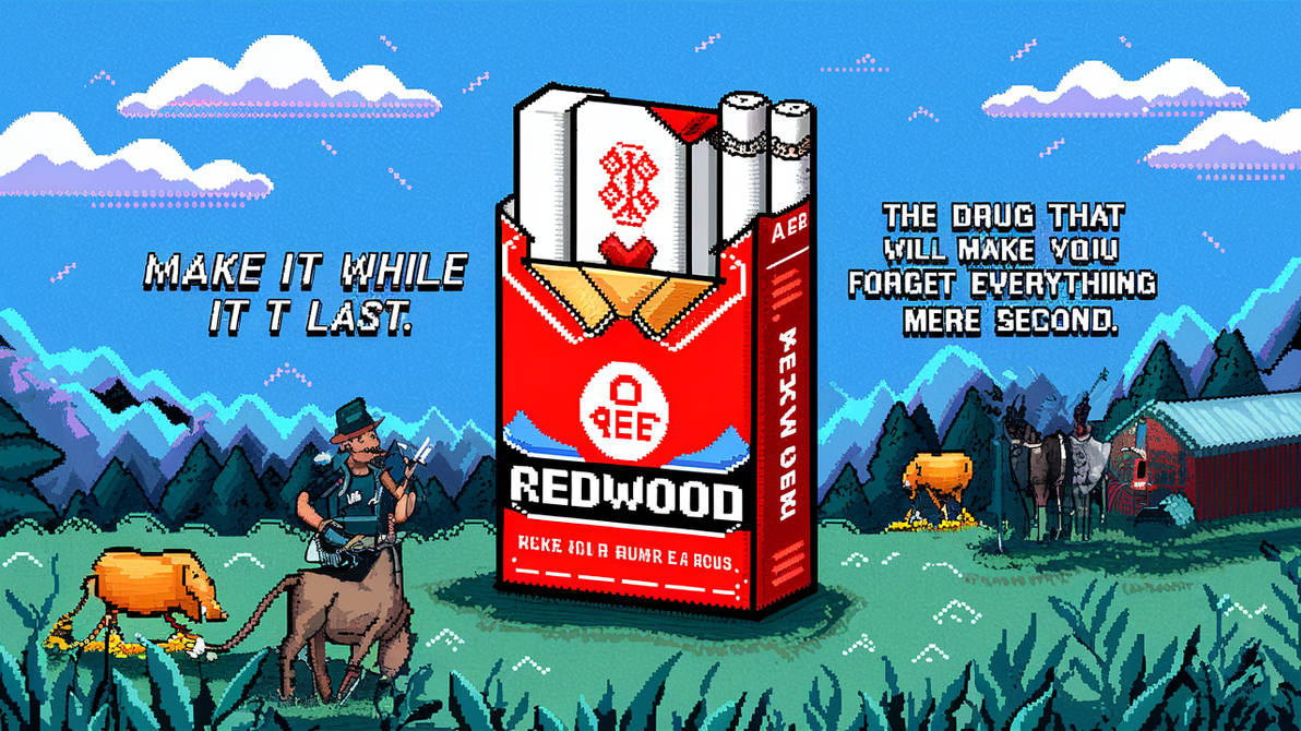 Red Rocks Cigarettes Redwood Cigarette by WataruVRZ on DeviantArt