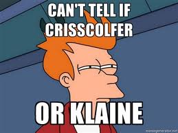 CrissColfer or Klaine?