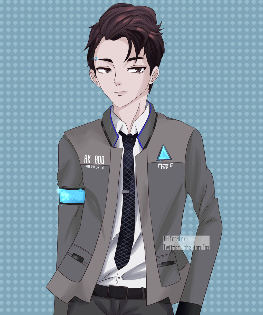 Connor -RK800- by YoruFox on DeviantArt