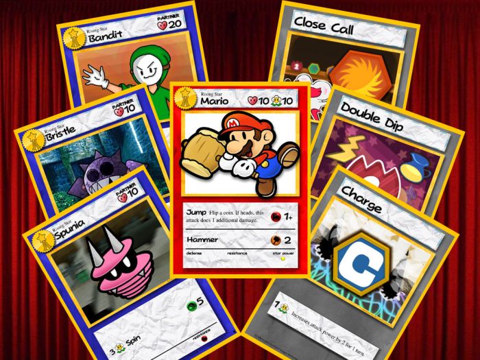 Paper Mario TCG: Partner and Badge Preview