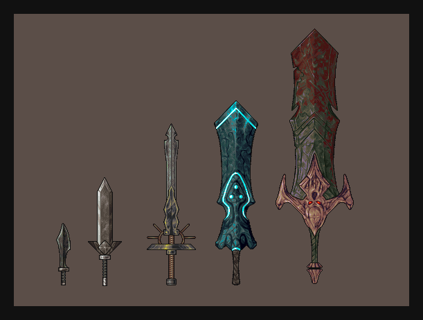 Swords Study by h1uru