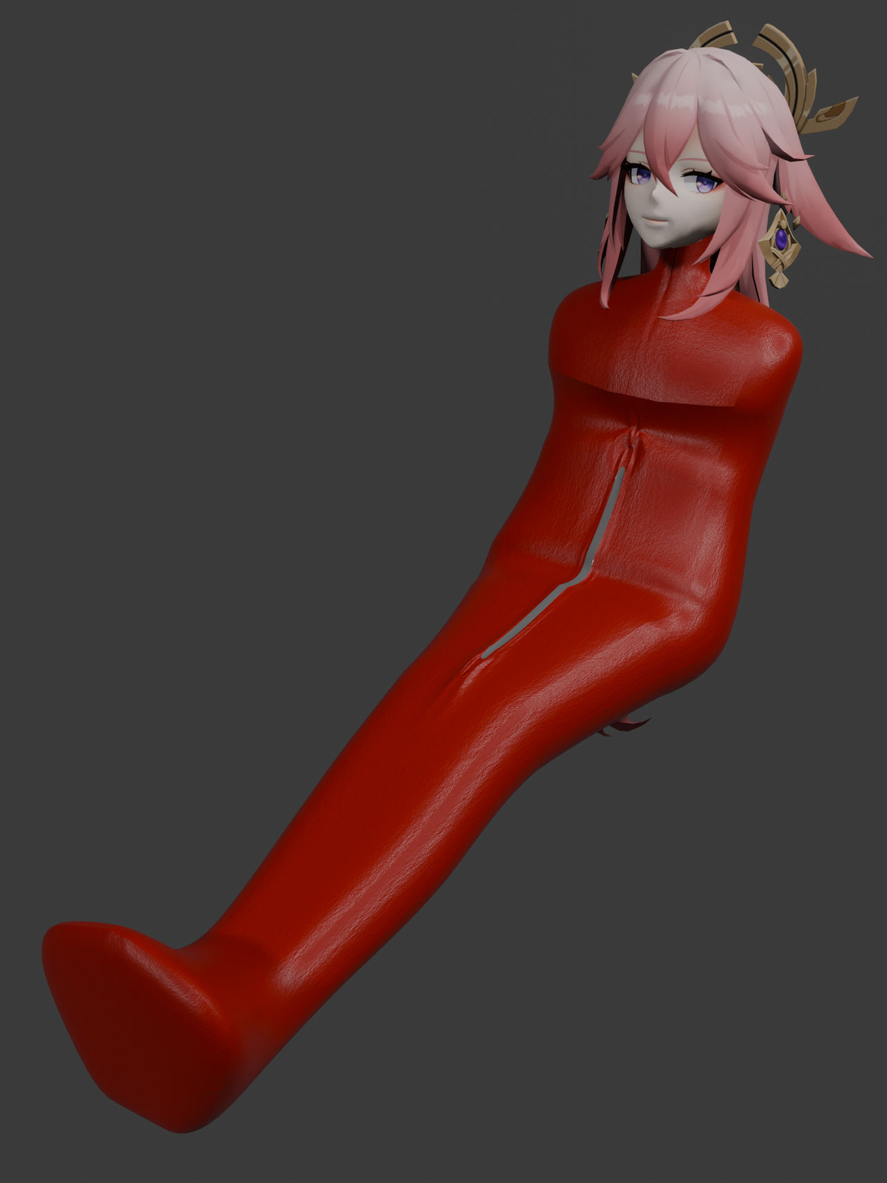 Inflatable Sleepsack Deviantart Yae In Leather Sleepsack by OlengOleng on DeviantArt