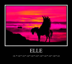 Elle, Pegasus In The Sunset.