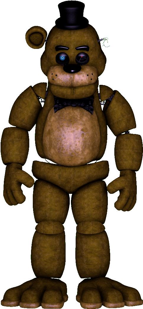 Golden Freddy movie model C4D by MoisoGS on DeviantArt