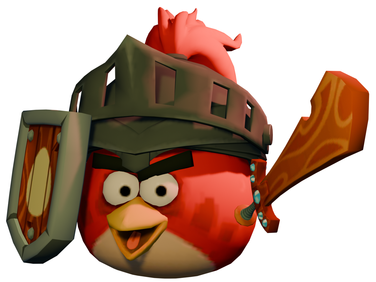 Red (Angry Birds Epic) Render by DrArtyMik908 on DeviantArt