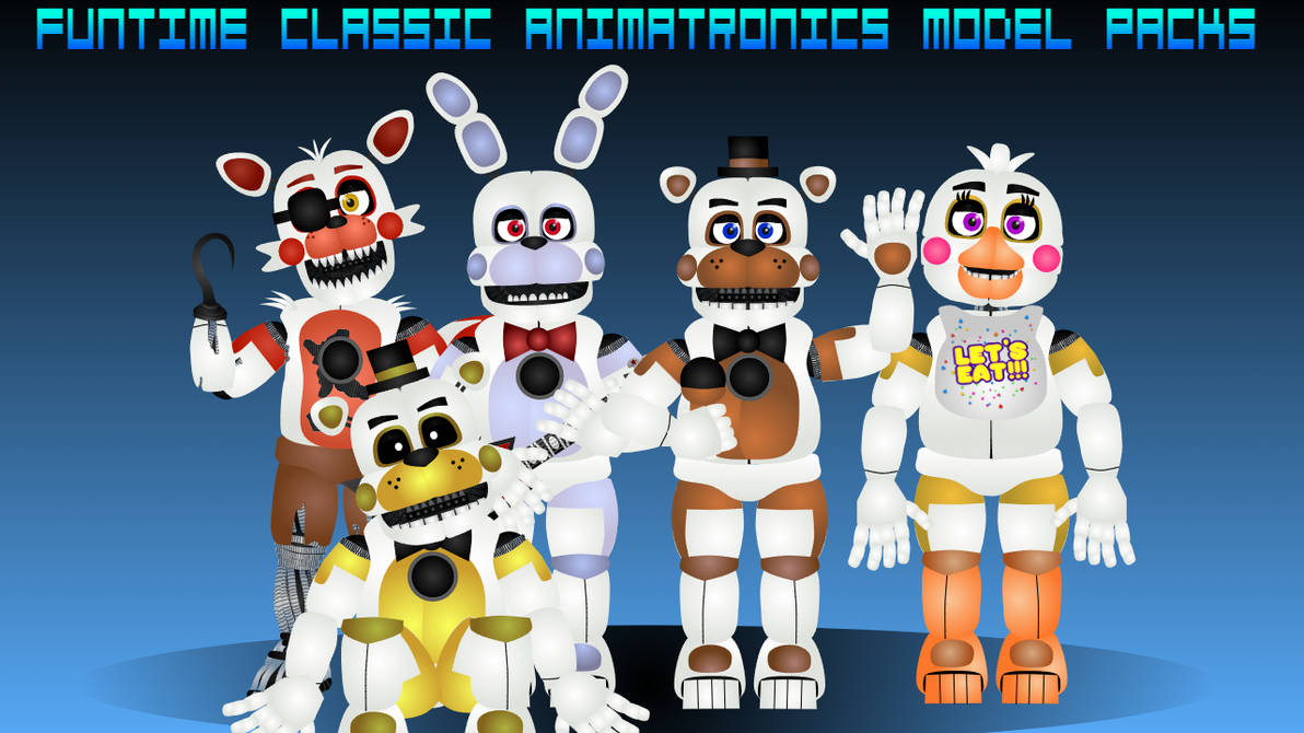 Animaster Model Kit Funtime Classic Animatronics Model Packs by DrArtyMik908 on DeviantArt
