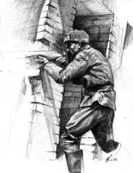 Russian soldier at Stalingrad