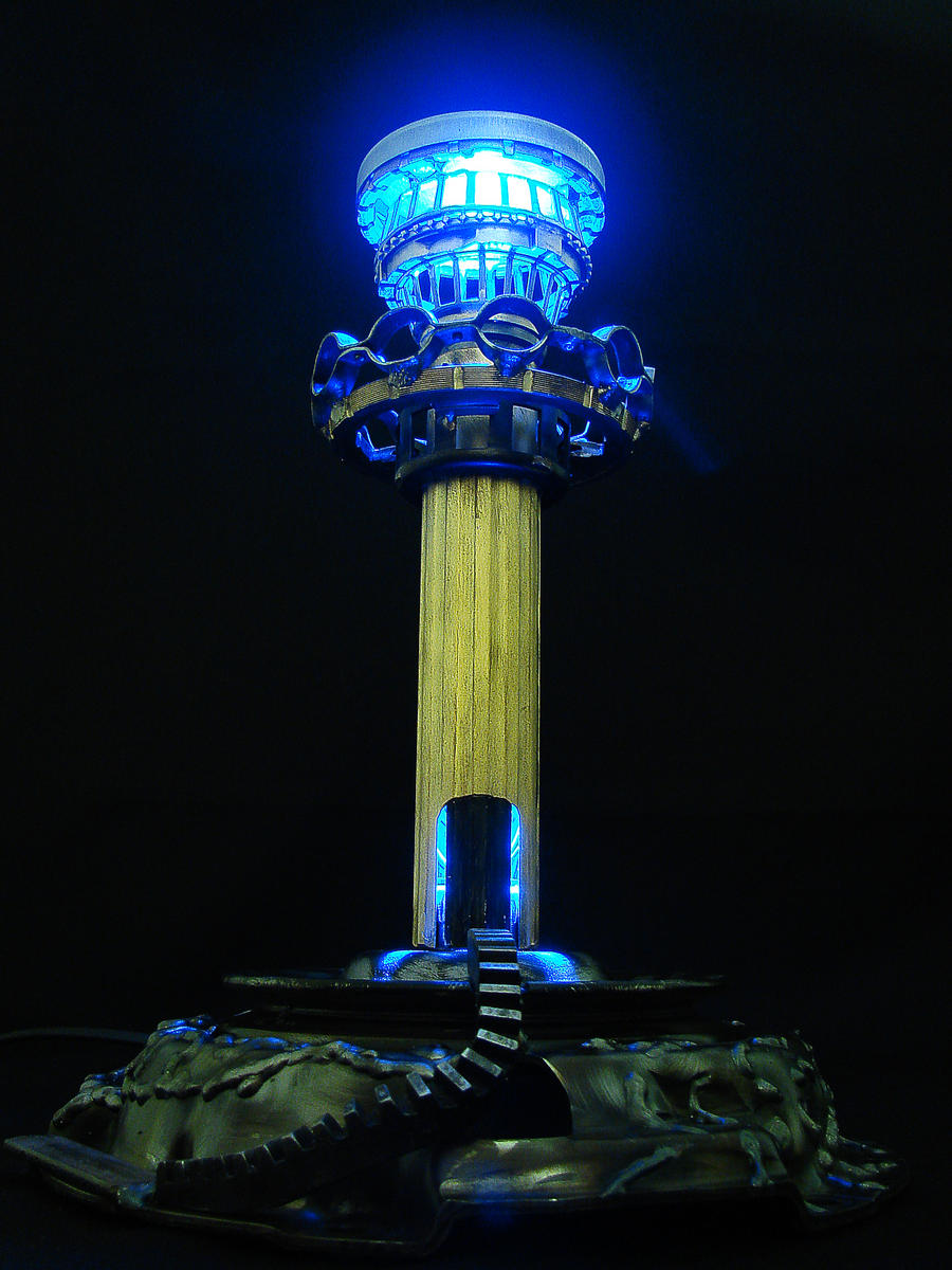 Steampunk Lighthouse lamp.3