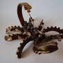 Steampunk small bronze scorpion