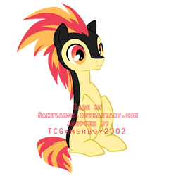 Adopted: Quilava pony By Sakuyamon