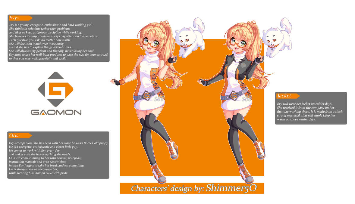 Character design - Gaomon contest entry by Shimmer5O