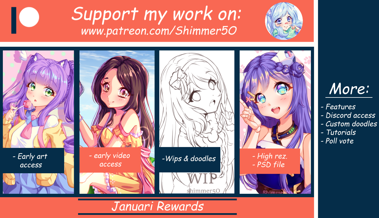 Patreon pack - Januari 2019 by Shimmer5O
