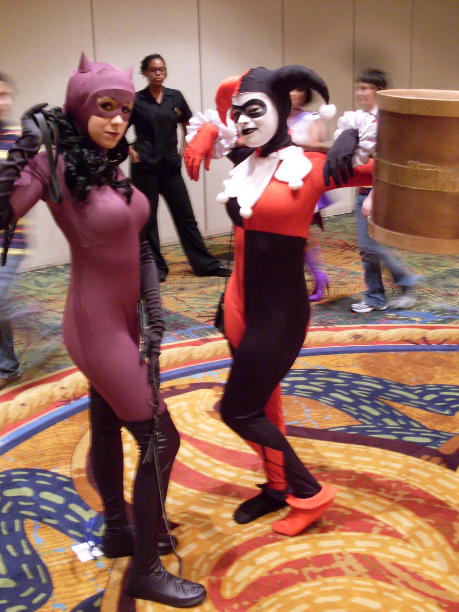 Catwoman and Harley Quinn
