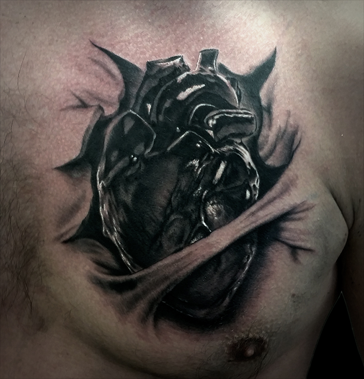 Black Heart tattoo by Disse86 on DeviantArt